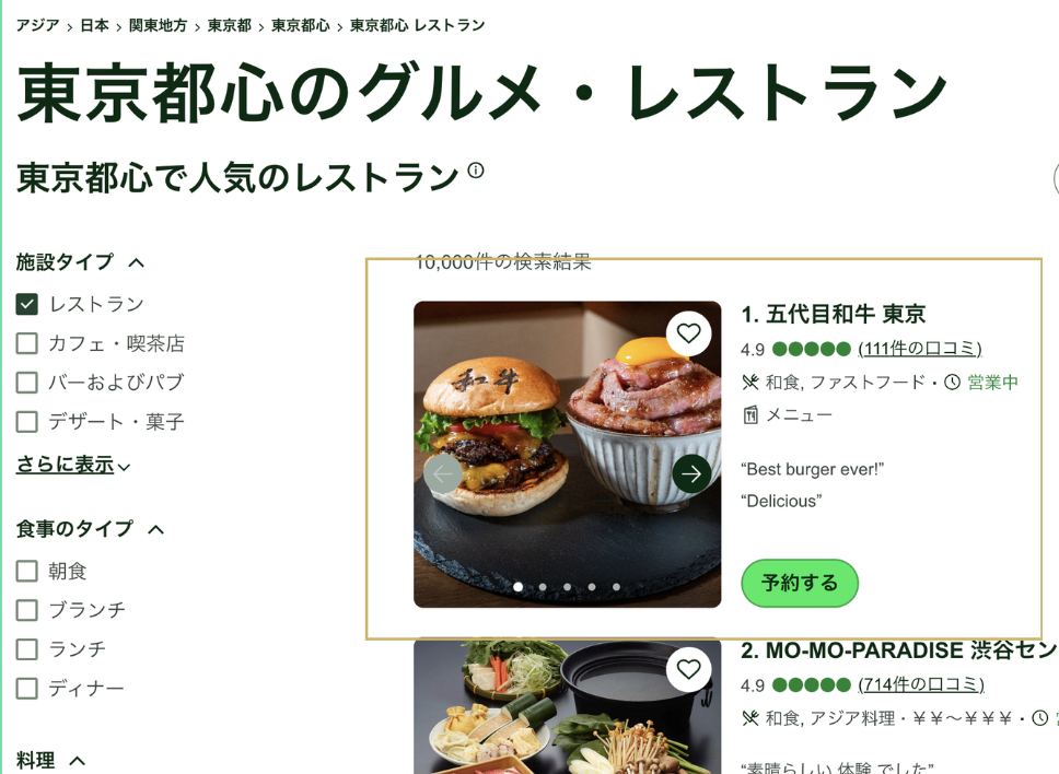 Tripadvisor Ranking